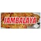 Signmission JAMBALAYA BANNER SIGN new orleans cajun gumbo po boys red beans rice B-120 Jambalaya - alternate 1